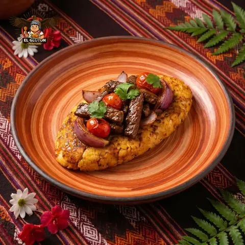 Tacu Tacu con Lomo Saltado